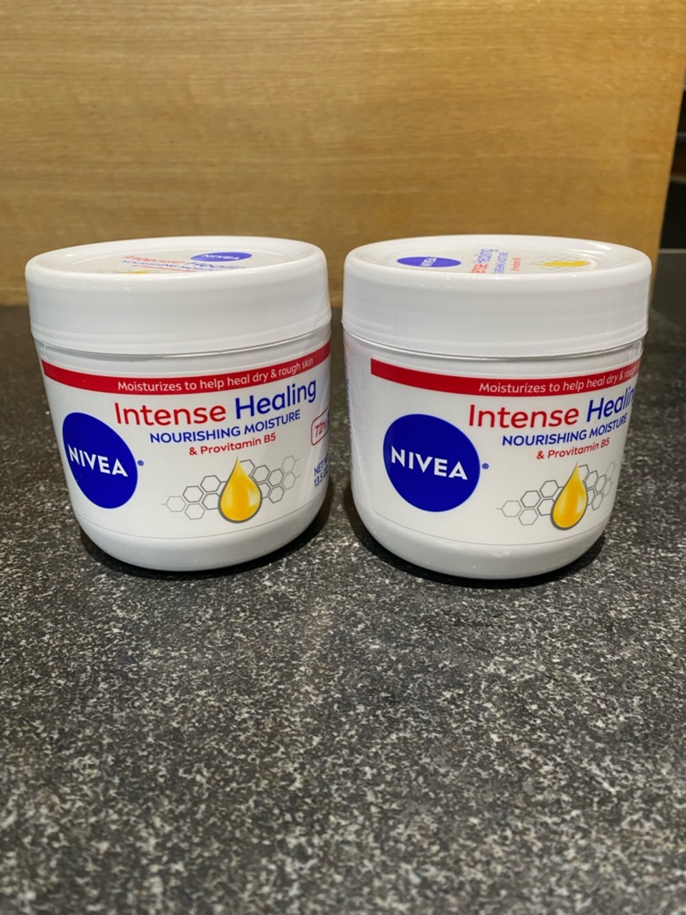 2x NIVEA Intense Healing Cream - Provitamin B5 Enriched, 13.5 oz